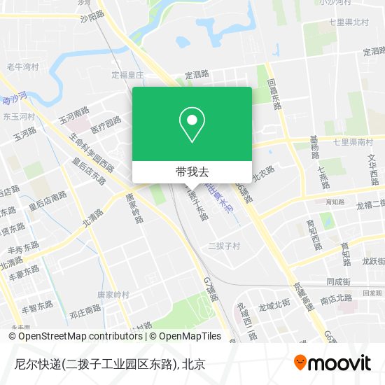 尼尔快递(二拨子工业园区东路)地图