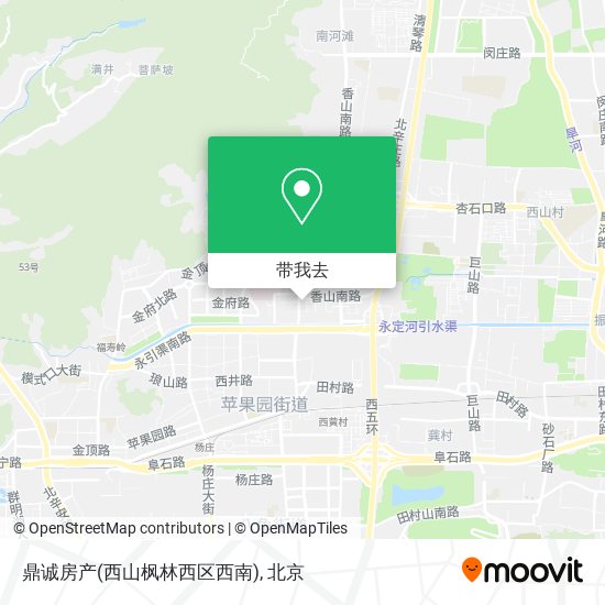 鼎诚房产(西山枫林西区西南)地图