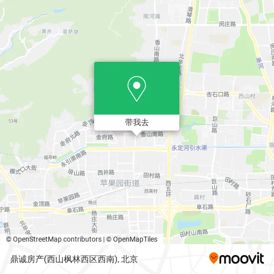 鼎诚房产(西山枫林西区西南)地图