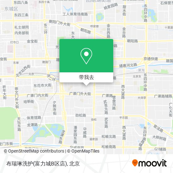 布瑞琳洗护(富力城B区店)地图