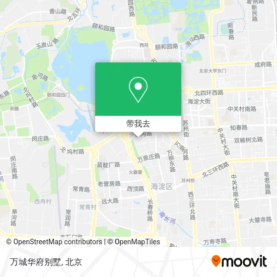 万城华府别墅地图