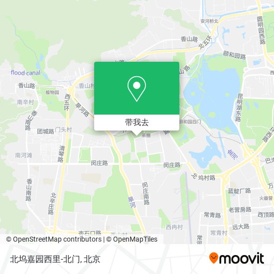 北坞嘉园西里-北门地图