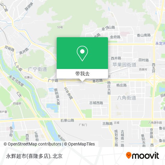 永辉超市(喜隆多店)地图