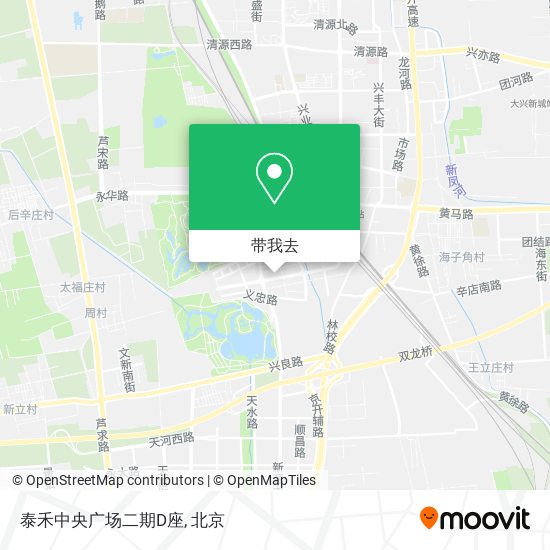 泰禾中央广场二期D座地图