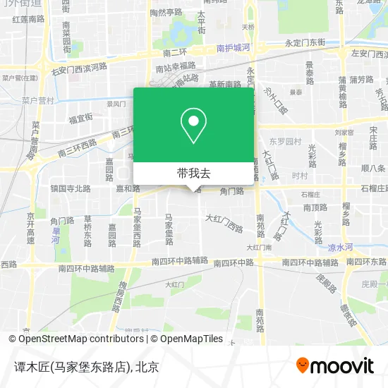 谭木匠(马家堡东路店)地图
