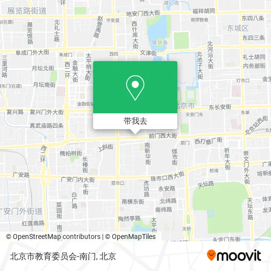 北京市教育委员会-南门地图