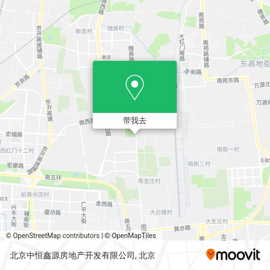 北京中恒鑫源房地产开发有限公司地图