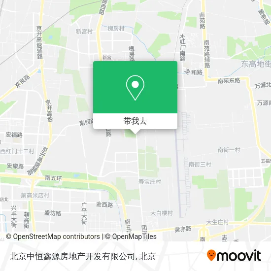 北京中恒鑫源房地产开发有限公司地图
