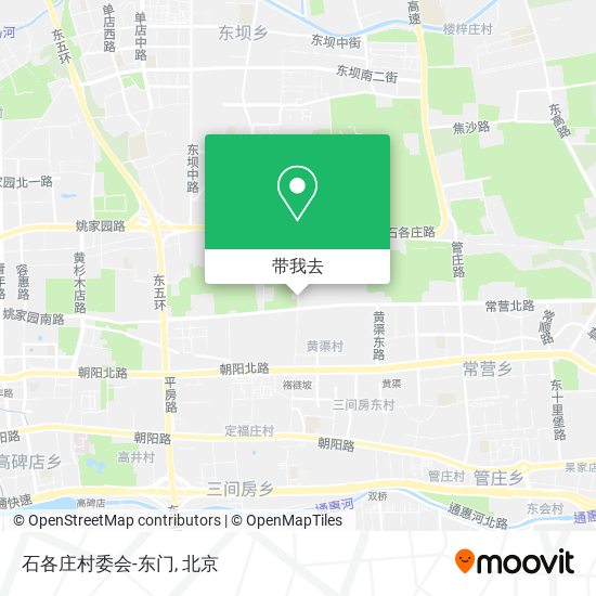 石各庄村委会-东门地图