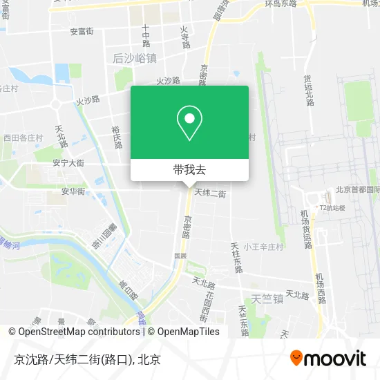 京沈路/天纬二街(路口)地图