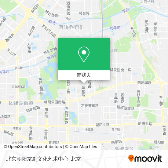 北京朝阳京剧文化艺术中心地图