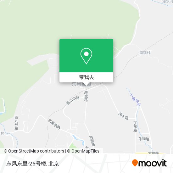 东风东里-25号楼地图