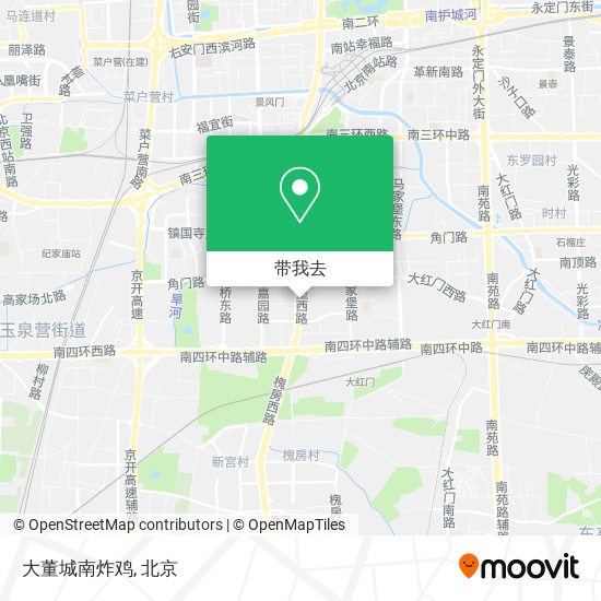 大董城南炸鸡地图
