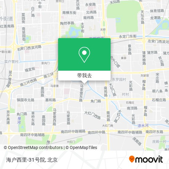 海户西里-31号院地图