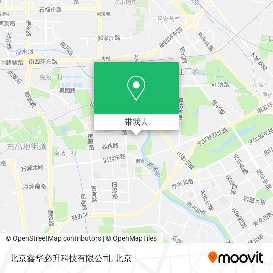 北京鑫华必升科技有限公司地图