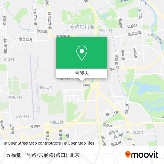 五福堂一号路/吉畅路(路口)地图