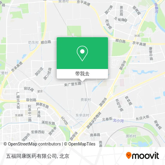 五福同康医药有限公司地图
