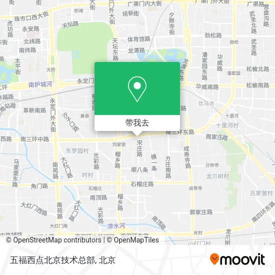 五福西点北京技术总部地图
