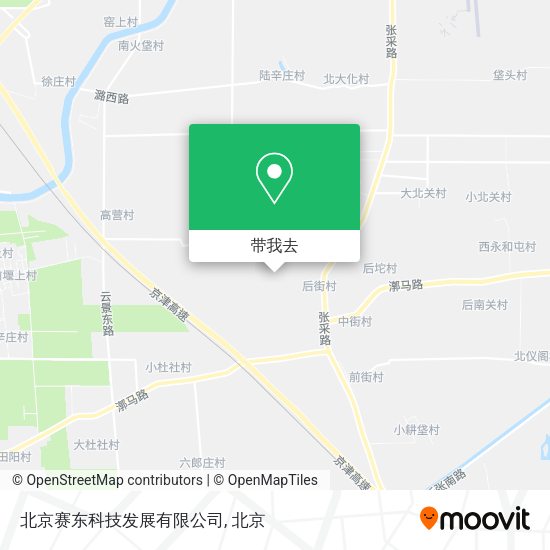 北京赛东科技发展有限公司地图