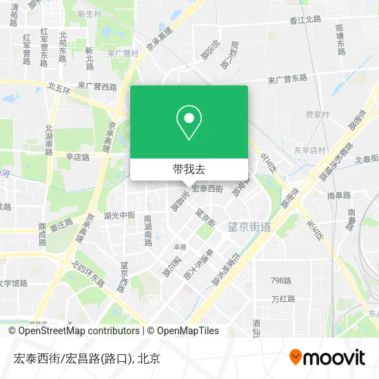 宏泰西街/宏昌路(路口)地图