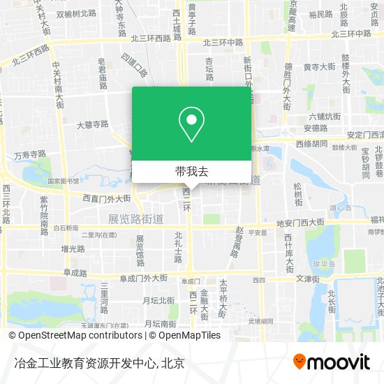 冶金工业教育资源开发中心地图