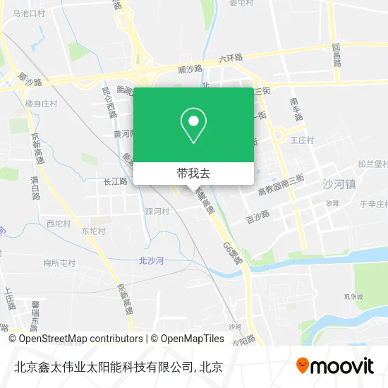 北京鑫太伟业太阳能科技有限公司地图