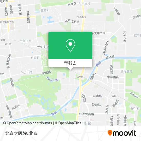 北京太医院地图