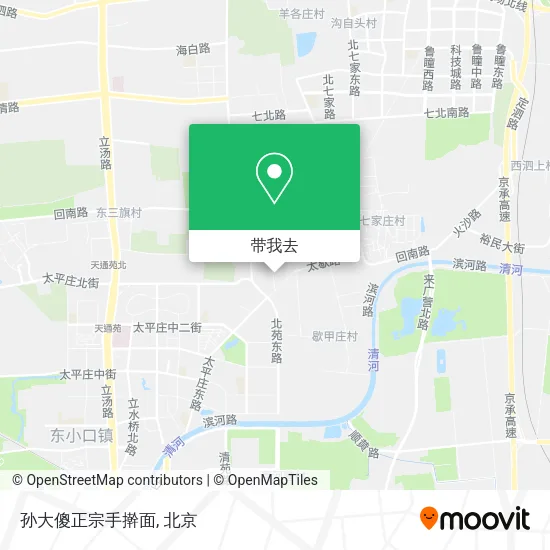孙大傻正宗手擀面地图