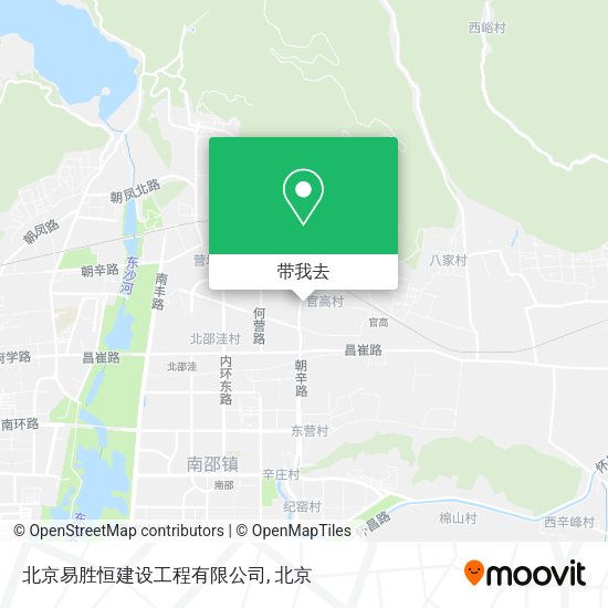 北京易胜恒建设工程有限公司地图