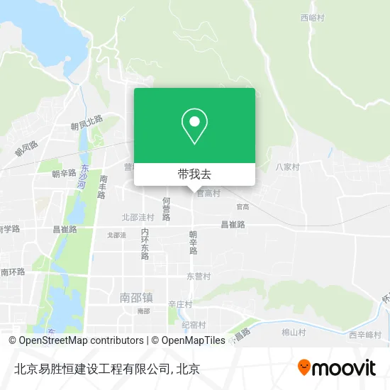 北京易胜恒建设工程有限公司地图