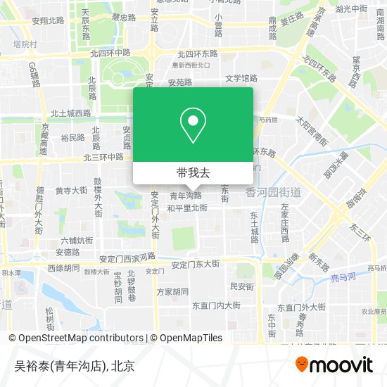 吴裕泰(青年沟店)地图