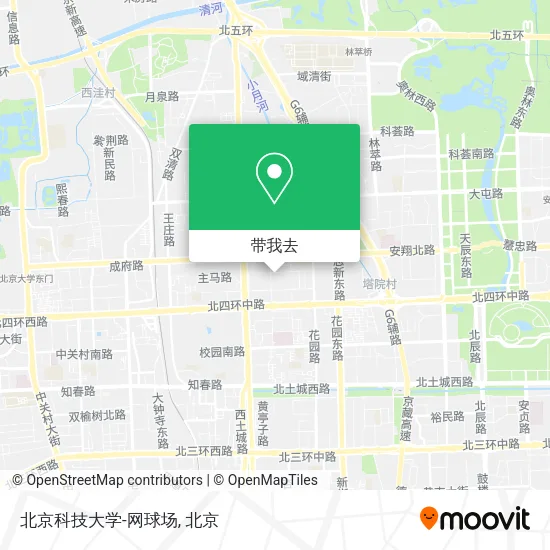 北京科技大学-网球场地图