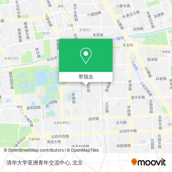 清华大学亚洲青年交流中心地图