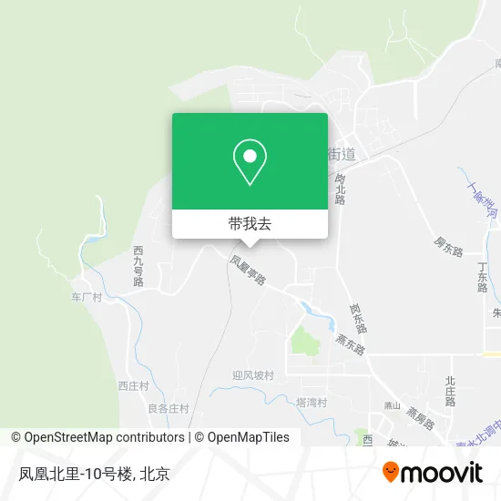 凤凰北里-10号楼地图