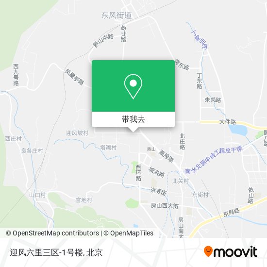 迎风六里三区-1号楼地图