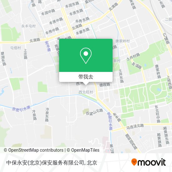 中保永安(北京)保安服务有限公司地图