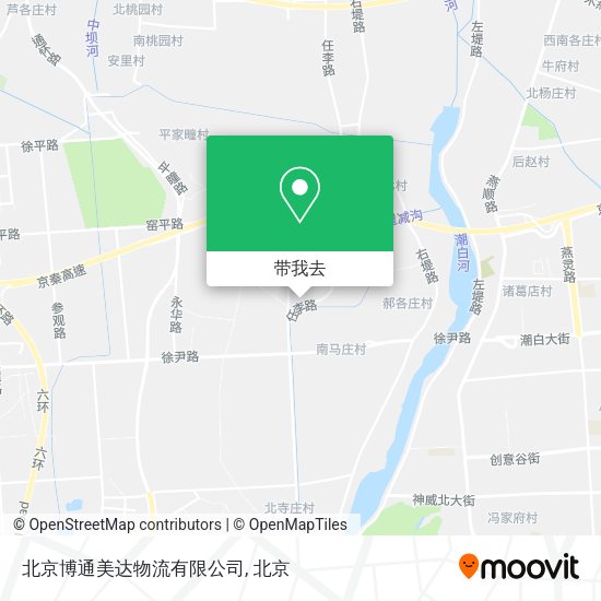 北京博通美达物流有限公司地图