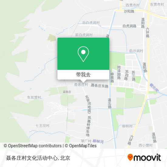 聂各庄村文化活动中心地图