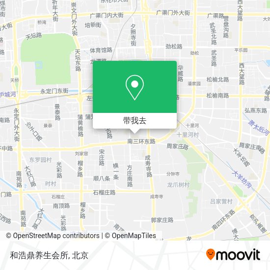 和浩鼎养生会所地图