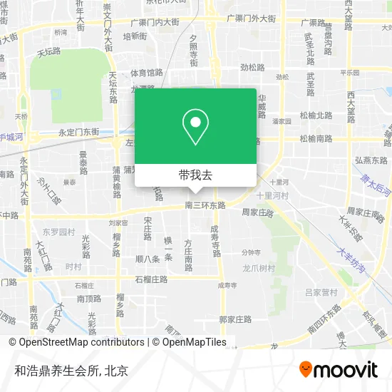 和浩鼎养生会所地图