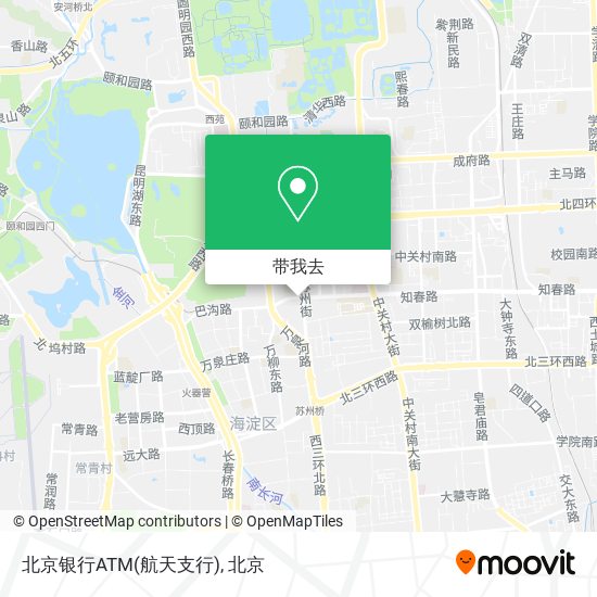北京银行ATM(航天支行)地图