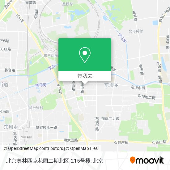 北京奥林匹克花园二期北区-215号楼地图
