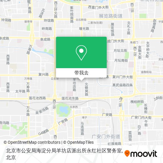 北京市公安局海淀分局羊坊店派出所永红社区警务室地图