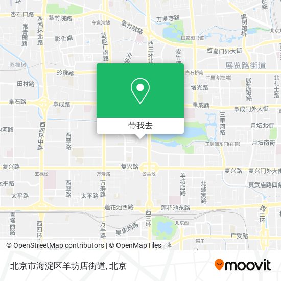 北京市海淀区羊坊店街道地图