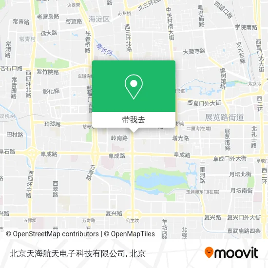 北京天海航天电子科技有限公司地图