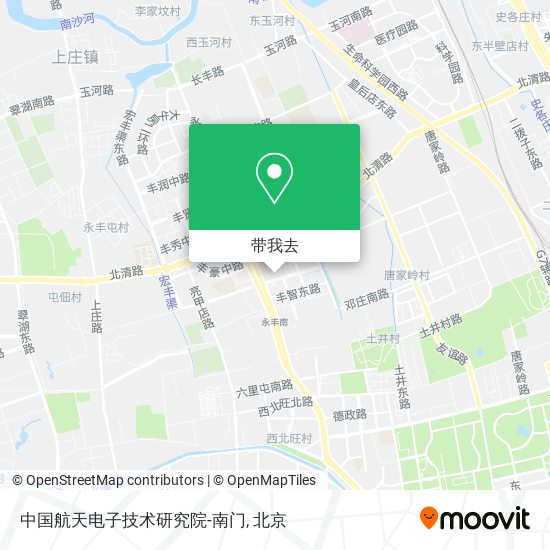 中国航天电子技术研究院-南门地图