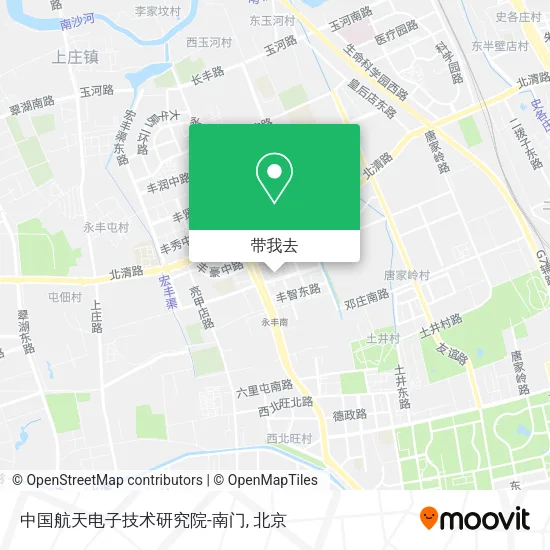 中国航天电子技术研究院-南门地图