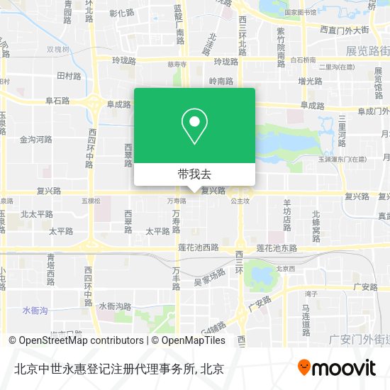 北京中世永惠登记注册代理事务所地图