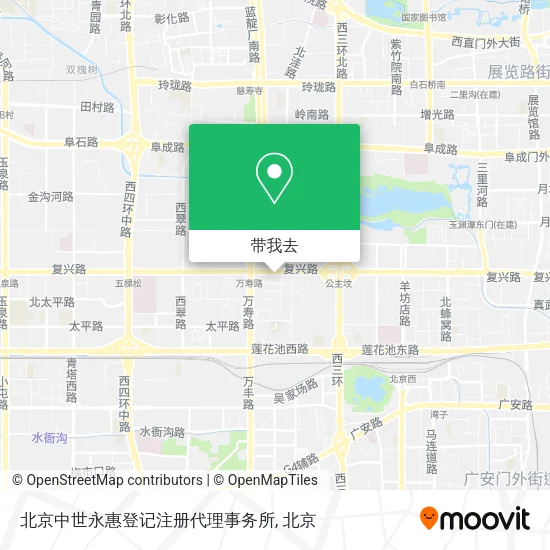 北京中世永惠登记注册代理事务所地图