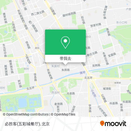 必胜客(五彩城餐厅)地图